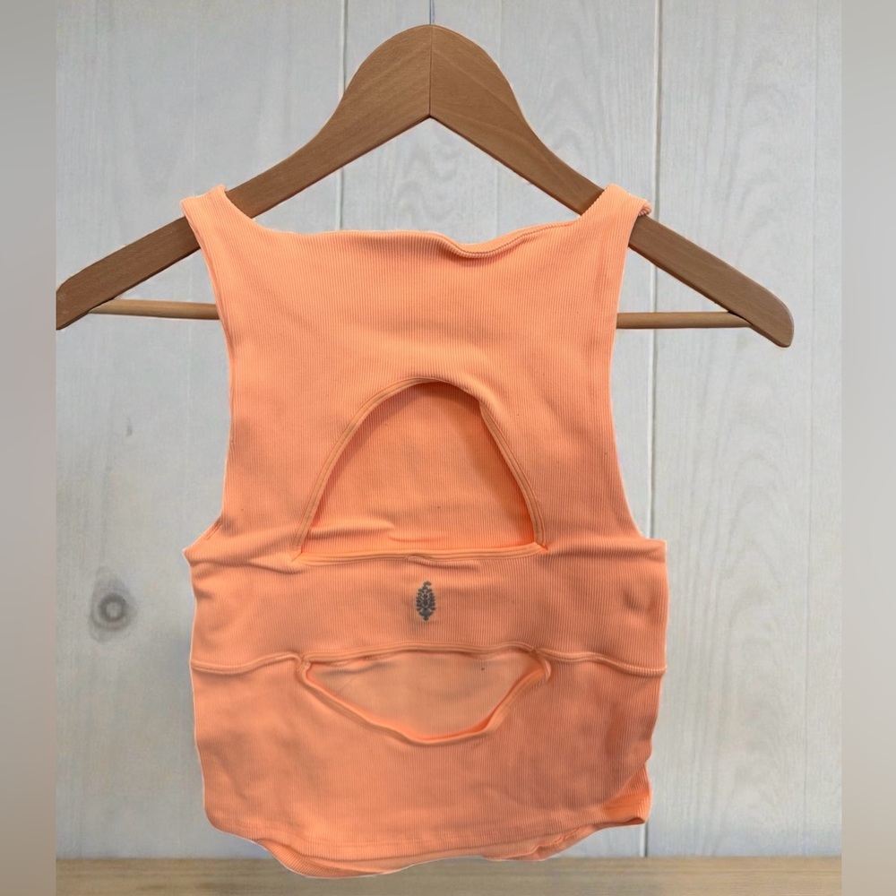 FP Movement by Free People Free Throw Unwind Cami Neon Clementine NWT - Picture 5 of 8